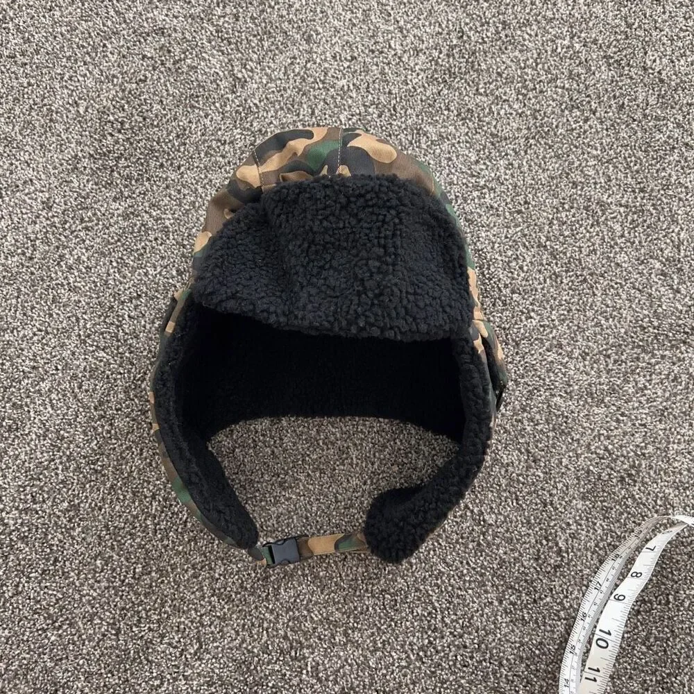 NWT boys camo trapper hat
